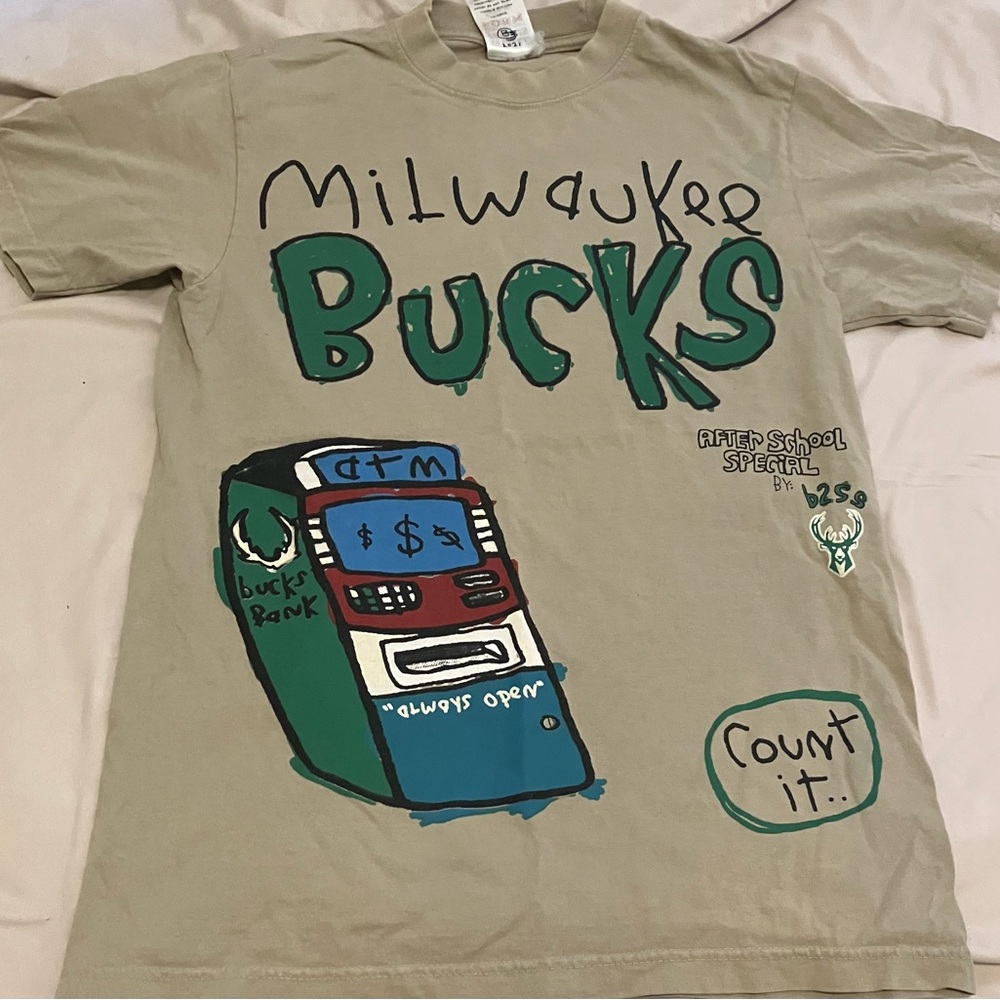 Milwaukee Bucks Shaka Wear Made In US Graphic Tee !Accepting Offers!